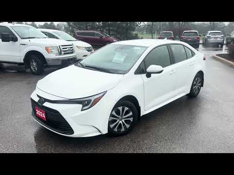 2024 Toyota Corolla Hybrid LE CVT in White for sale at Stouffville Toyota in Whitchurch-Stouffville, ON