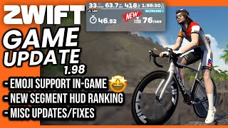 ZWIFT Update 1.98 // Emojis for Everyone 🙌 🚲