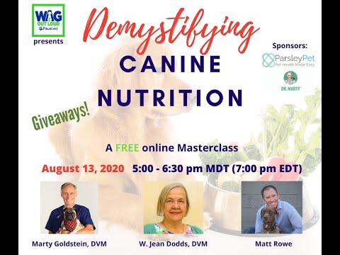 FREE Demystifying Canine Nutrition Masterclass