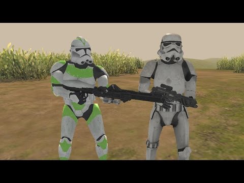 STORMTROOPERS vs 442nd LEGION (hr.8) ~ Star Wars Mod - Men of War: Assault Squad 2