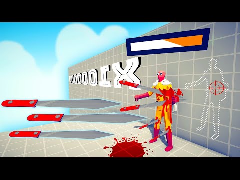 1 000 000 DAMAGE BOXER AND KNIFE 1 vs 1 TOURNAMENT - Totally Accurate Battle Simulator TABS