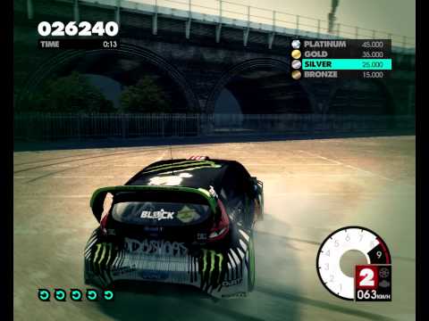 DiRT 3 GYMKHANA Jump Tutorial Platinum Medal