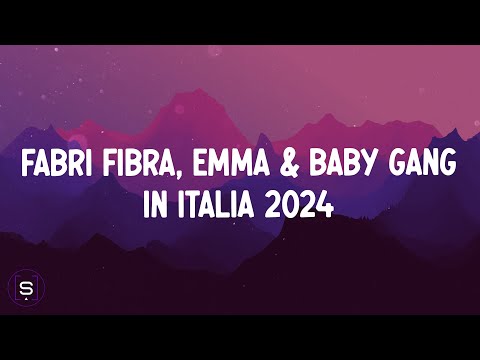 Fabri Fibra - In Italia 2024 (Testo / Lyrics Video 4K) ft. Emma & Baby Gang