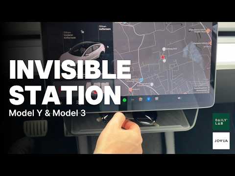 Jowua Invisible Station im Tesla: Unsichtbares Zubehör im Test + Daily Lab Duft als Geschenkidee!