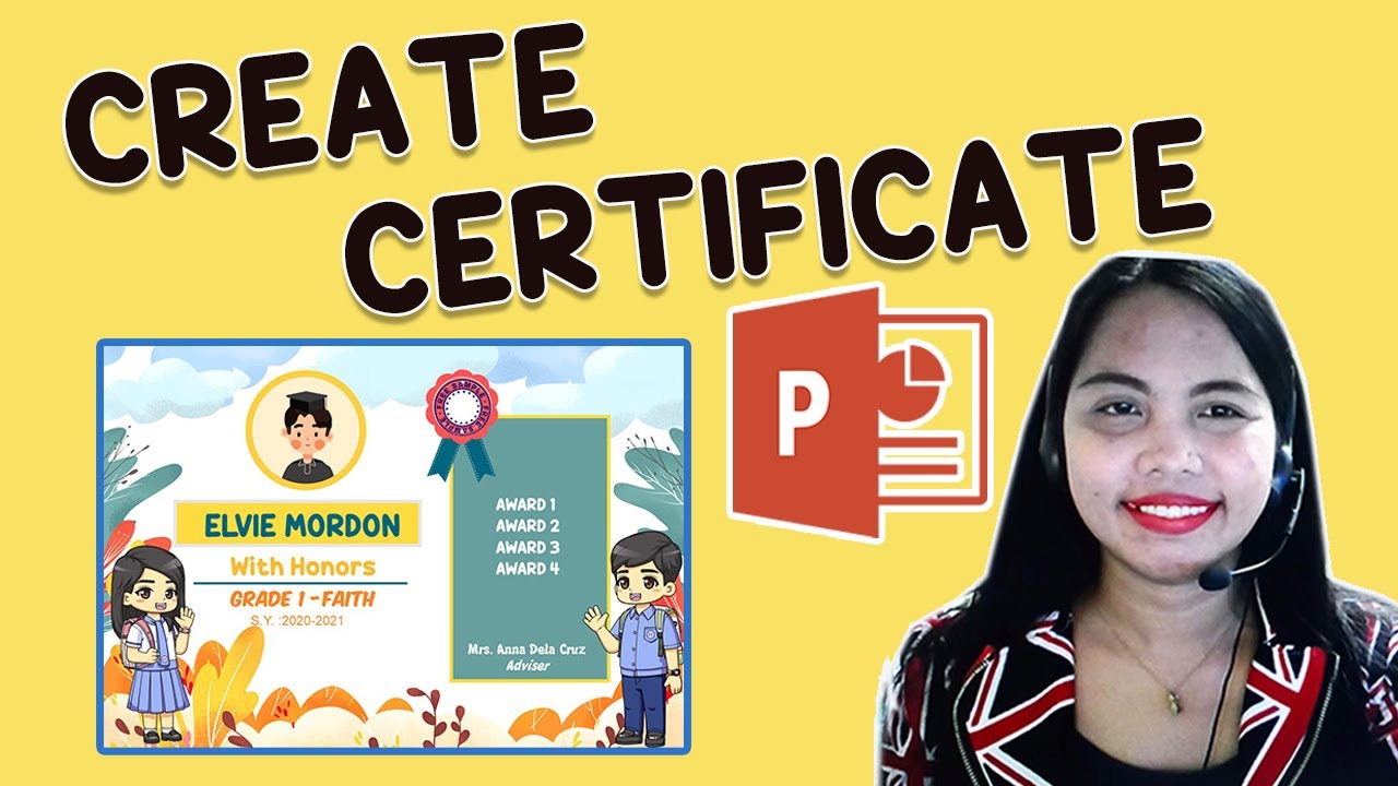 How to Create CERTIFICATE for our Recognition using PowerPoint | Tutorial