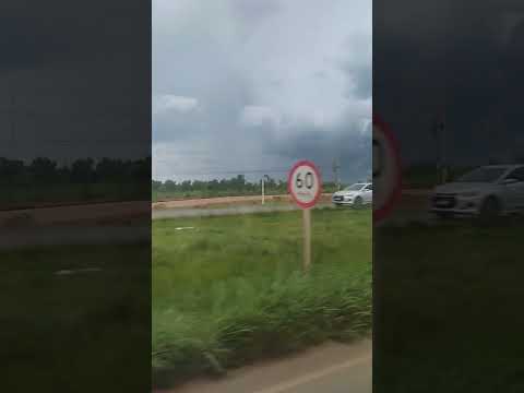 Pelas estradas de Luziânia-GO com esse tempo fechado