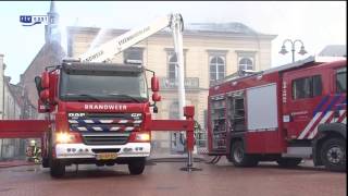 preview picture of video 'Grote brand grand café De Rechter in Steenwijk'