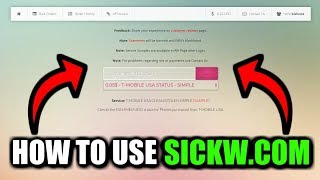 How To Use SickW IMEI Checker (Financed, Blacklist, etc)