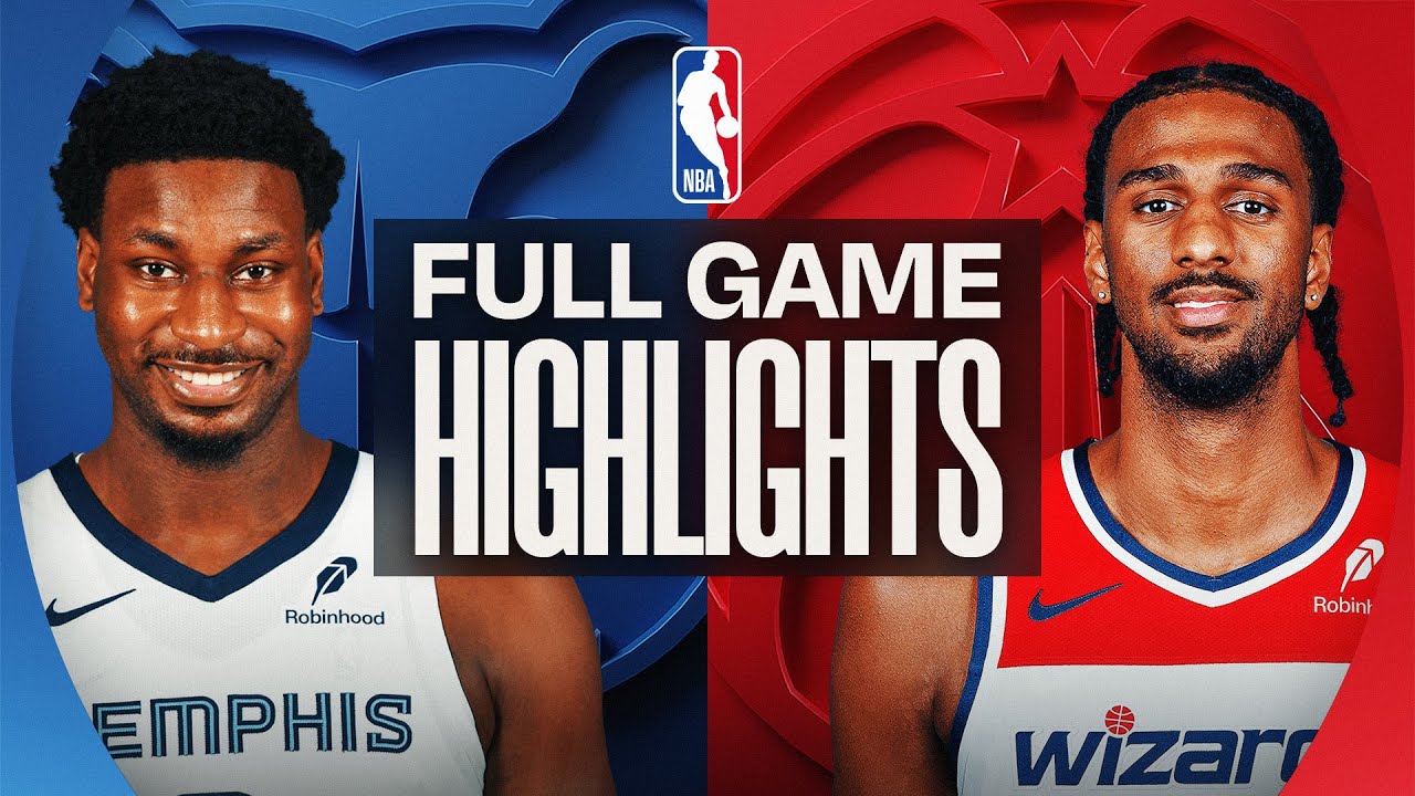 GRIZZLIES at WIZARDS | FULL GAME HIGHLIGHTS | December 28, 2025