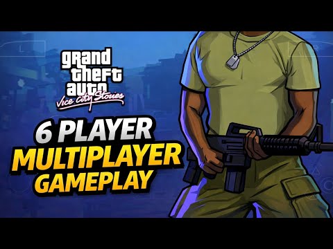 6 Player GTA VCS Multiplayer Chaos 😈🔥 | Full Team Deathmatch Gameplay