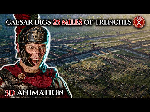 Battle of Alesia (52 BC) – Animated Cinematic Siege of Caesar vs. Vercingetorix
