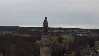 preview picture of video 'Elgin, The Duke of Gordon monument from the air using dji phantom 2 vision+'