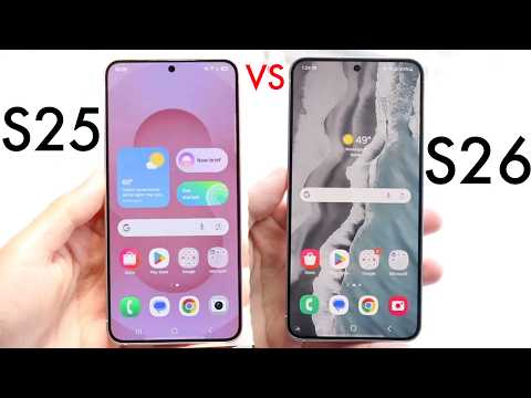 Samsung Galaxy S26 Vs Samsung Galaxy S25! (Quick Comparison)