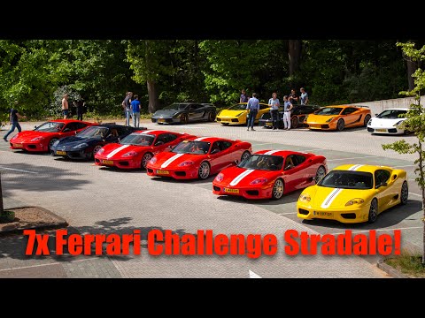 7x Ferrari Challenge Stradale PURE SOUND! Acceleration Sounds, Tunnels, Onboard!