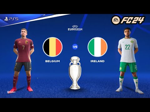 Belgium vs Republic of Ireland 4-1 | EURO 2024 Group Stage | Lukaku Hat-Trick 🔥