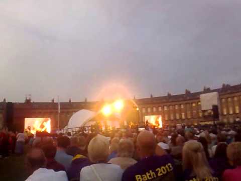 Clare Teal UK Jazz Singer in Concert Bath Special Olympics GB August 2013 Royal Crescent