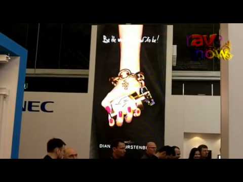ISE 2012: NEC Showcases 6mm Indoor LED Screen