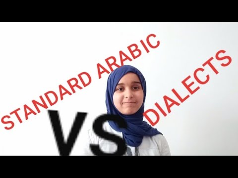 wich to choose Standard Arabic or Arabic Dialects