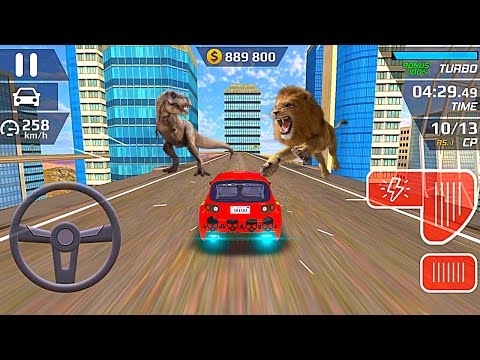 Smash Car Hit Stunt Ramp Car Driving - Impossible Car Driving Simulator - Android GamePlay TAHVK