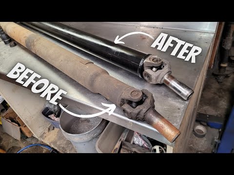How To Easily Remove & Install a DRIVESHAFT: Square Body Chevy Build