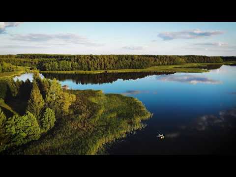 Jezioro Pomorze - Kukle - Suwalszczyzna z lotu drona