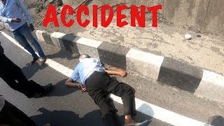 ROAD RAGE INDIA | Old man and Harley Davidson dangerous brutal bike accident spotted and we helped