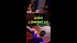 Apprendre Dodo l'enfant Do à la guitare - Le tuto Express - #shorts
