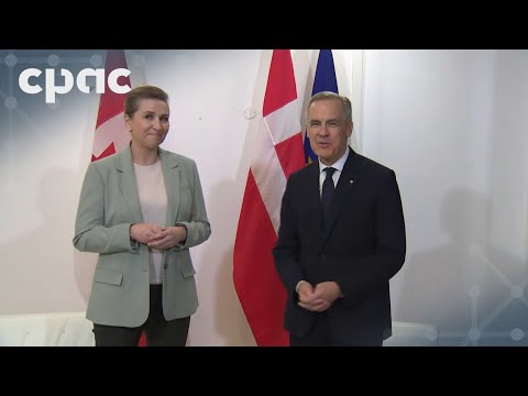 PM Mark Carney meets with Danish PM Mette Frederiksen in Paris – January 6, 2026