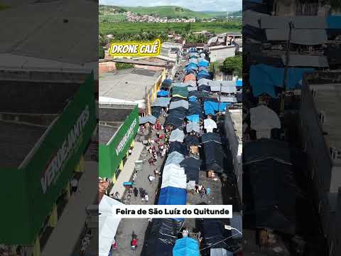 Drone Cajé sobrevoa a cidade de São Luís do Quitunde e registra a tradicional feira livre da cidade.