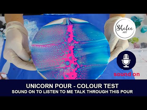 60. Sheleeart - Coastal Beach pour that ended up a Unicorn! - Sound on for details on colours