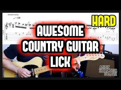 Awesome Country Guitar Lick with TAB