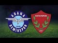 Adana Demirspor 0-1 Hatayspor Maç Özeti @futbolcity34