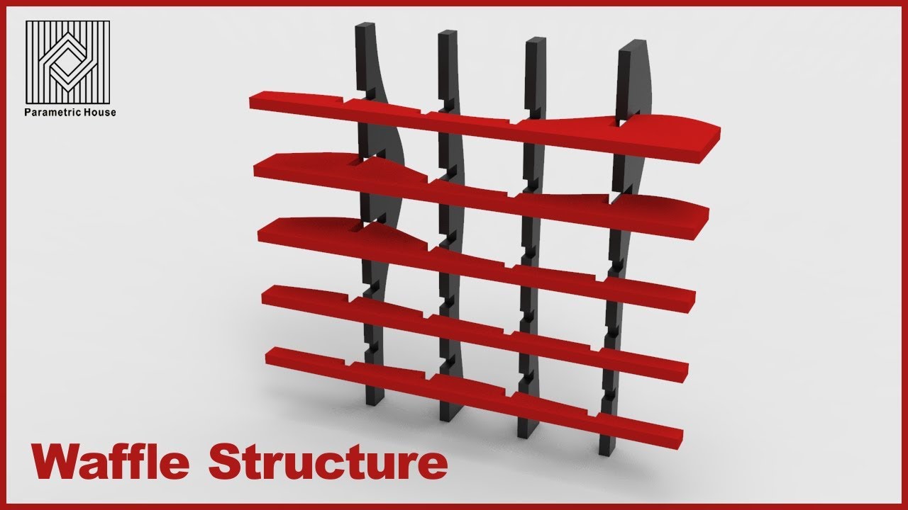 Waffle structure - Grasshopper Tutorial