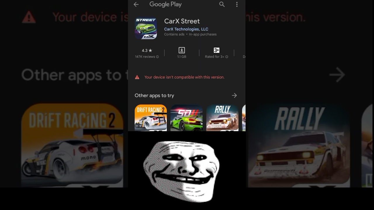 CarX Street on 4Gb RAM Samsung | Download 2023 #shorts #vdjzoomgaming