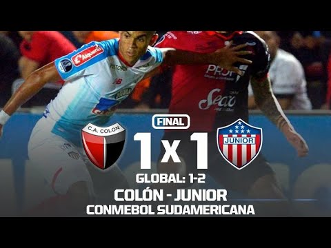 Colón 1 x 1 Júnior Barranquilla - Gols - Sul-Ame...