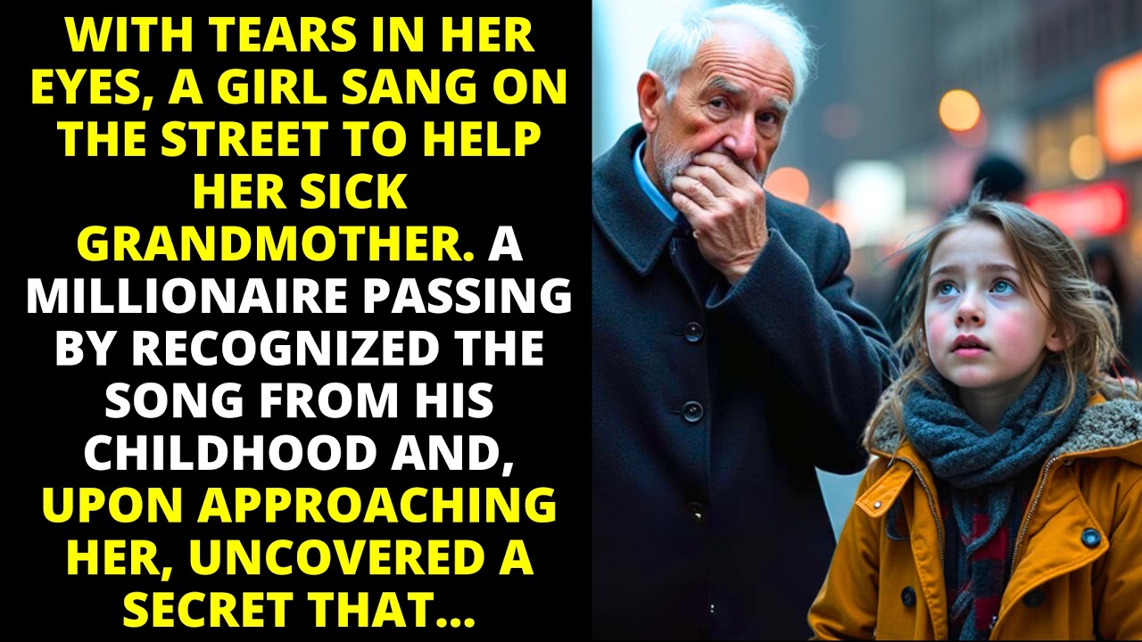 A GIRL SANG IN THE STREET TO HELP HER SICK GRANDMOTHER. BUT WHEN A PASSING MILLIONAIRE...