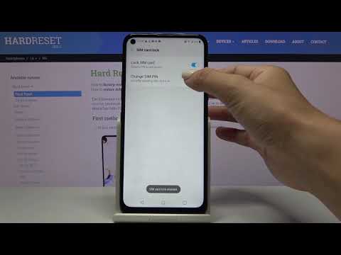 How to Change SIM PIN Code in LG K61 - Protect PIN Card