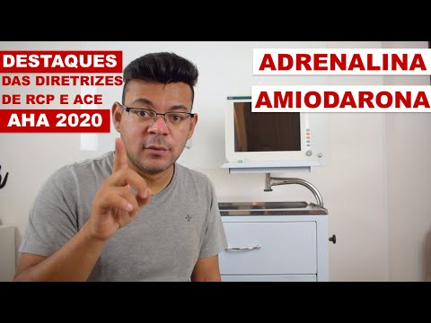 DESTAQUES AHA 2020, Adrenalina e Amiodarona