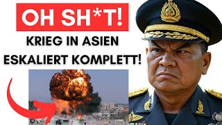 Thailand fliegt Luftangriffe auf Kambodscha (385.000 Menschen evakuiert)