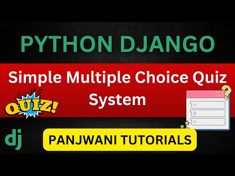 Django Simple Multiple Choice Quiz System || Python Django With Mysql
