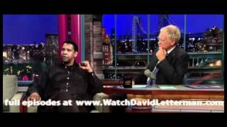 Denzel Washington in Late Show with David Letterman 2010-11-09