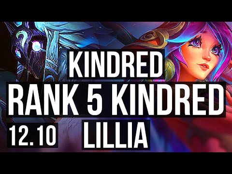 KINDRED vs LILLIA (JNG) | 6/0/15, Rank 5 Kindred, Dominating, Rank 27 | NA Challenger | 12.10