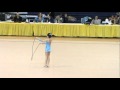 Rhythmic Gymnastics Rope Routine 5 Year Old
