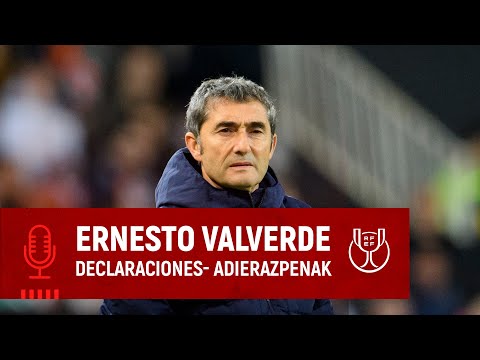 🎙️ Ernesto Valverde | post Valencia CF 1-3 Athletic Club | 1/4 Copa