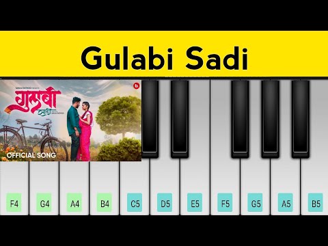 Gulabi Sadi Piano Tutorial | Sanju Rathore