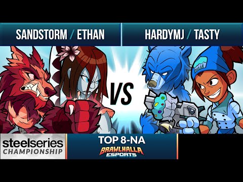 Sandstorm & Ethan vs Hardymj & Tasty - Top 8 - Steelseries Championship - 2v2 NA