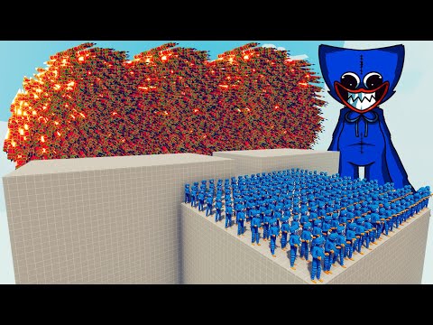 200x HUGGY WUGGY + 1x GIANT vs EVERY GOD - Totally Accurate Battle Simulator TABS