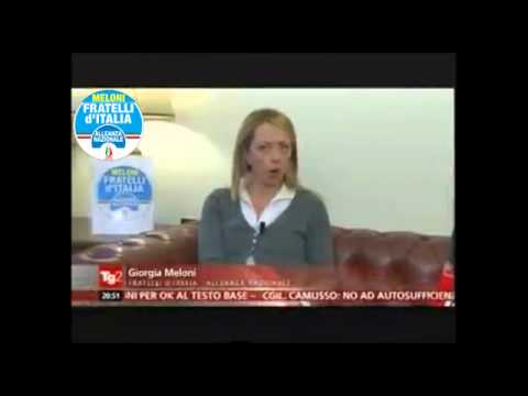 TG2, intervista a Giorgia Meloni sull'euro