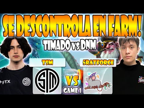 TSM VS 5RATFORCESTAFF BO3[GAME 1] TIMADO, BRYLE VS DNM - DPC NA 2023 TOUR 1:DIVISION 1-2022 DOTA 2