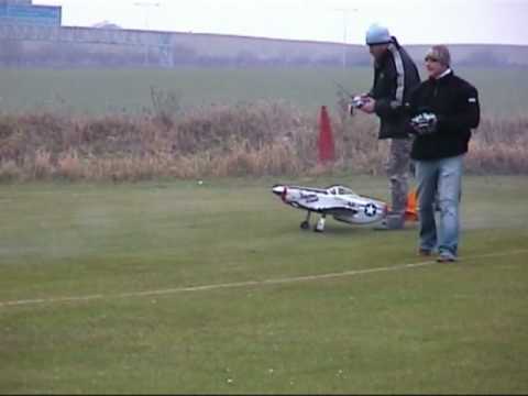 TJD Models display team winter practice with Hangar 9 Warbirds